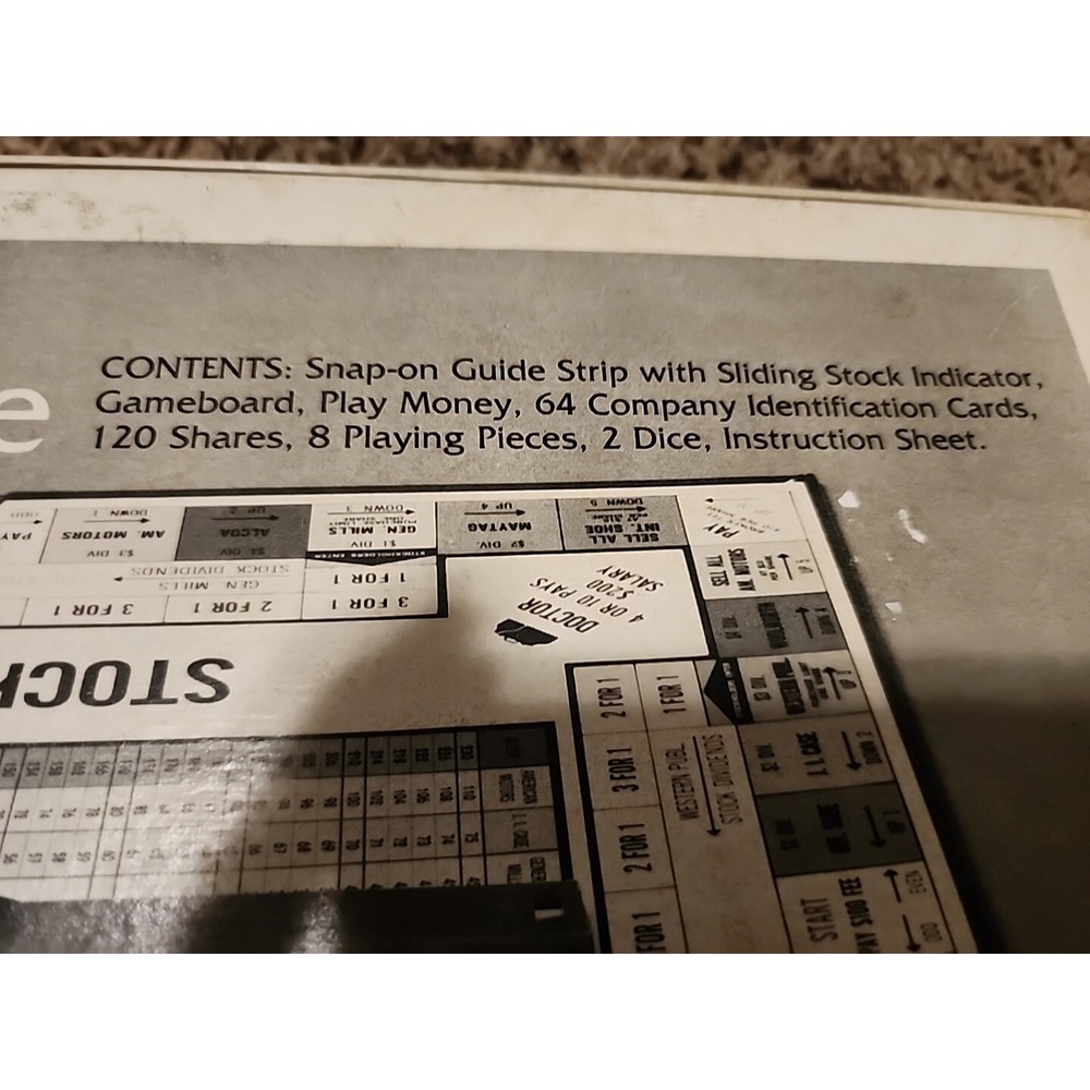 Whitman 1981 Stock Market‎ Board Game - Picture 12 of 14